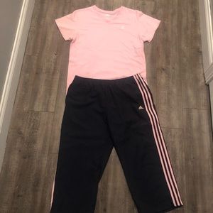 Adidas Athletic Top and Bottom
